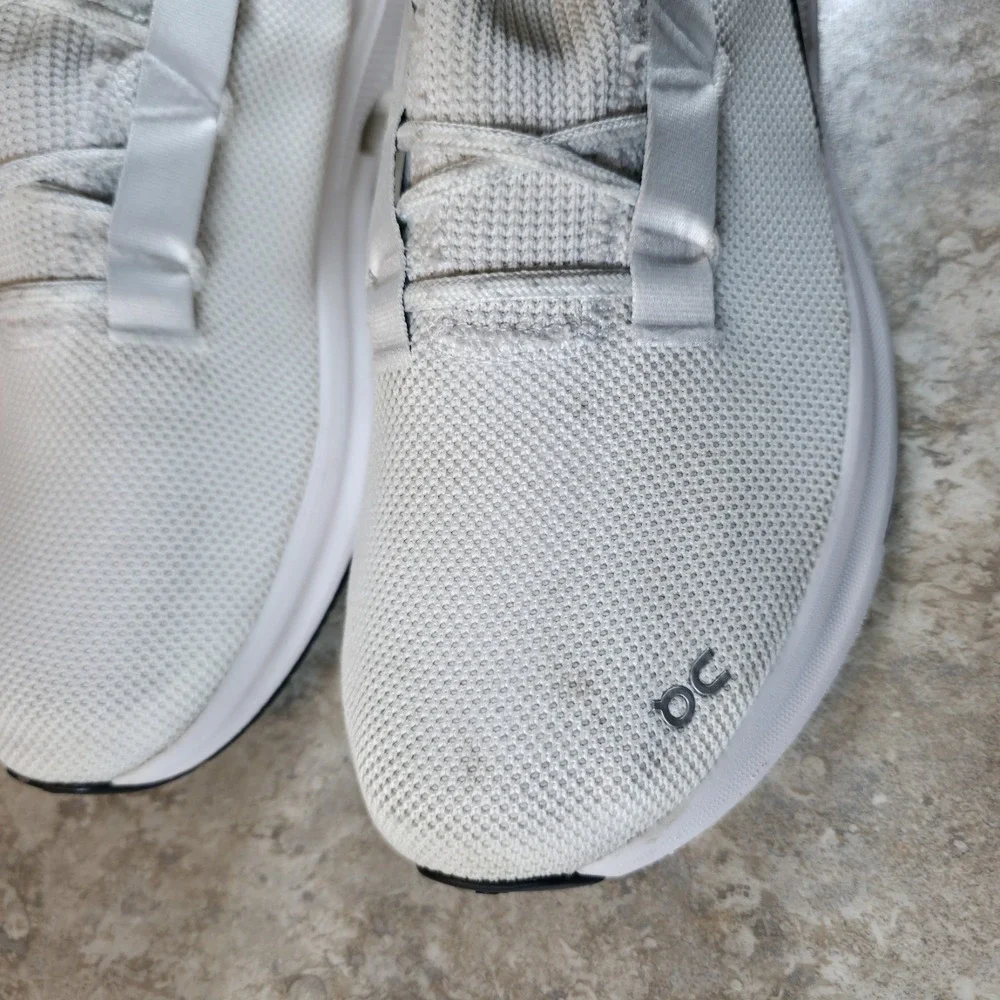 On Cloudeasy Undyed White Black Mens 13 Running Sneakers Shoes
